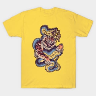 ANACONDA SNAKE VS TIGER T-Shirt